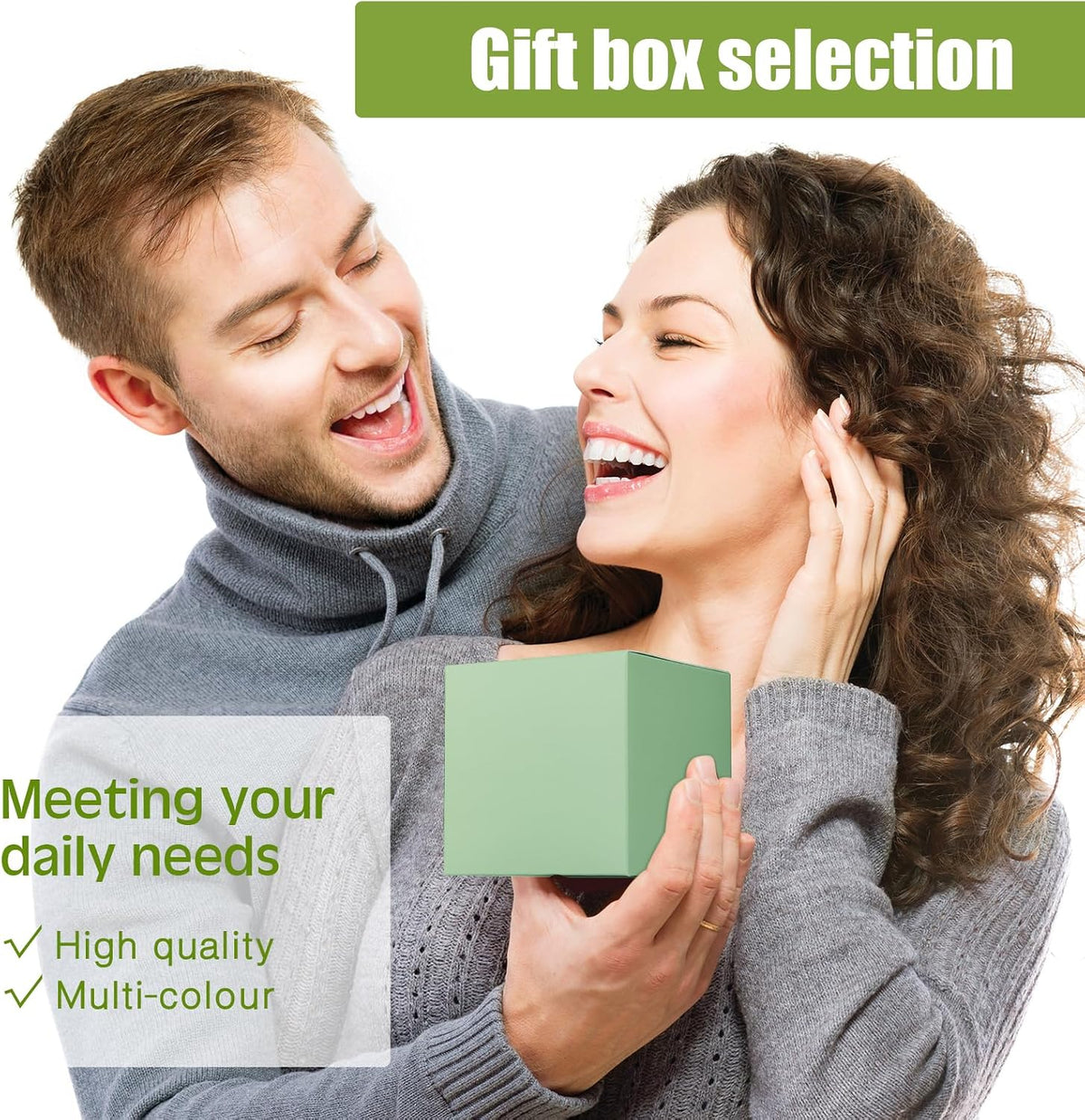 48 Pack Colorful Gift Boxes 12 Colors Small Cardboard