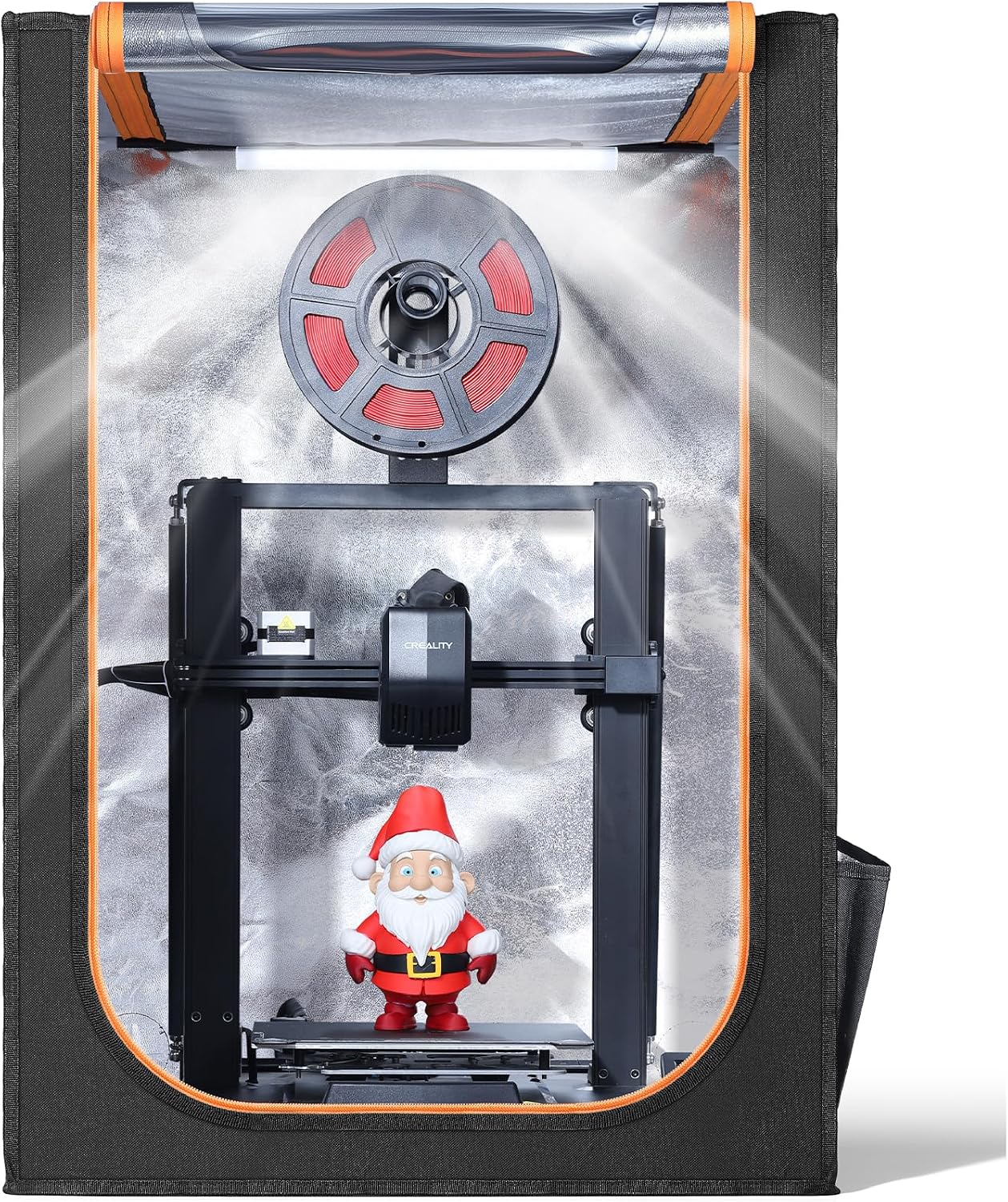 3D Printer Enclosure with LED Lighting Constant Temperature Cover, Medium | Fireproof Dustproof Protective Tent for