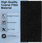 Air Filter Foam Sheet Material, 24" x 12" x 3/8" 40 PPI Filter Foam Sheet