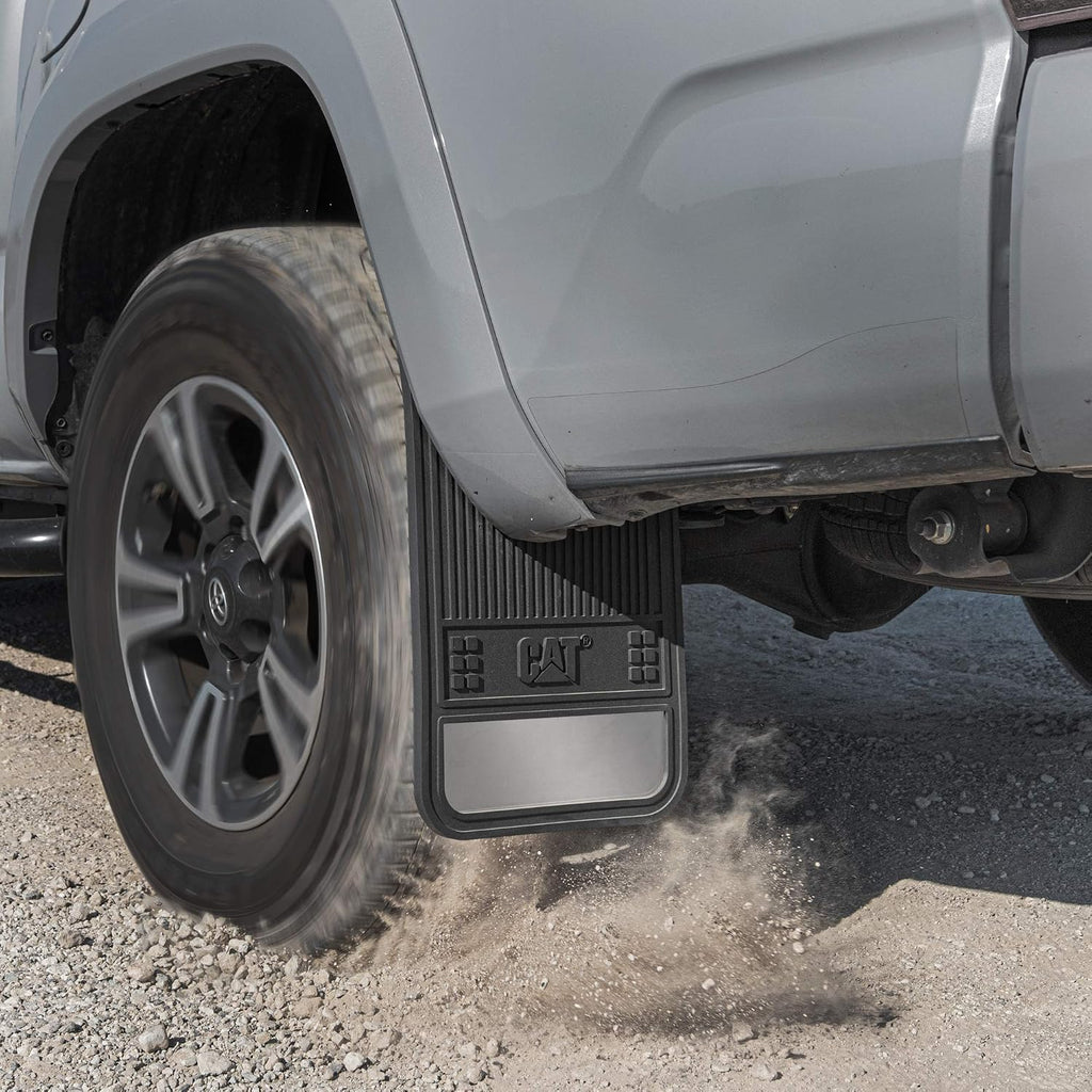 erpillar Heavy Duty Splash Guards Pro Mud Flaps Fenders - Ultra Tough Dirt/Slush Protection with Night Reflectors