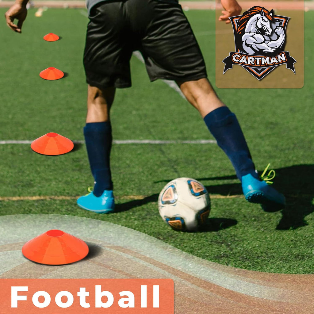 Agility Training Cones, Plastic Soccer Field Markers Indoor Outdoor for Events