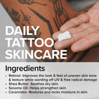 Replenish Tattoo Body Lotion, Fragrance-Free, 3.4 fl oz