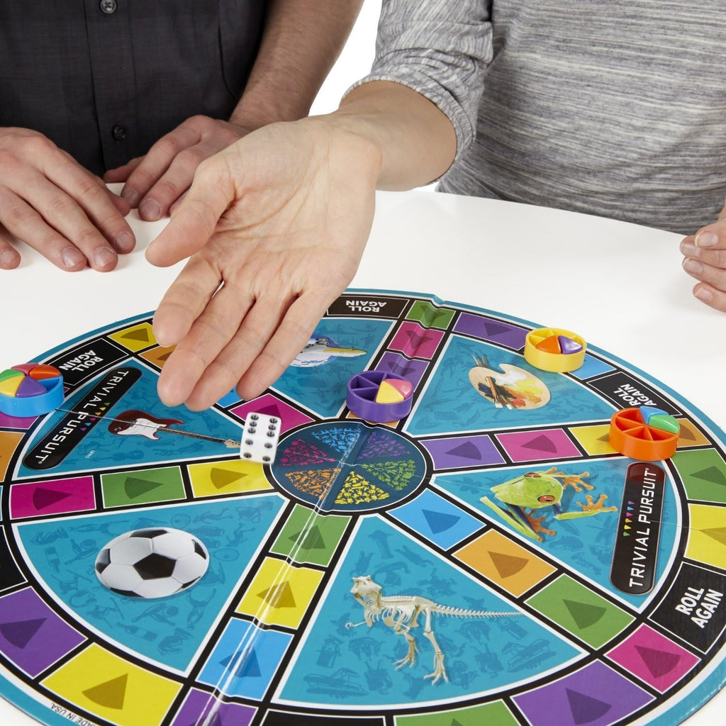 Hasbro Gaming Trivial Pursuit Game: Family Edition Board Game, Family Trivia Games for Adults and Kids, 2+ Players