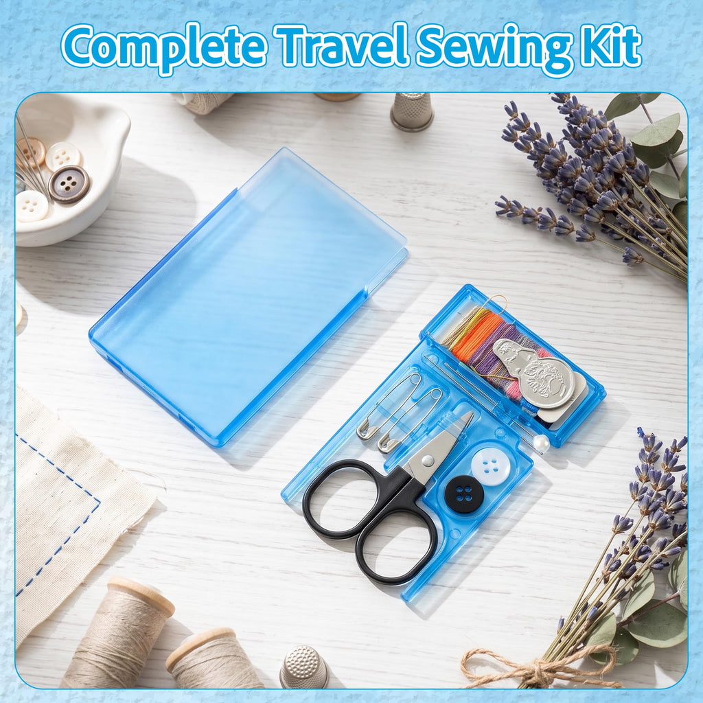 Mini Travel Sewing Kit - 48 Boxes Small Emergency Repair Bulk Set
