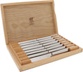 Ultra-Sharp Steak Knives Set of 8 with Wood Gift Box