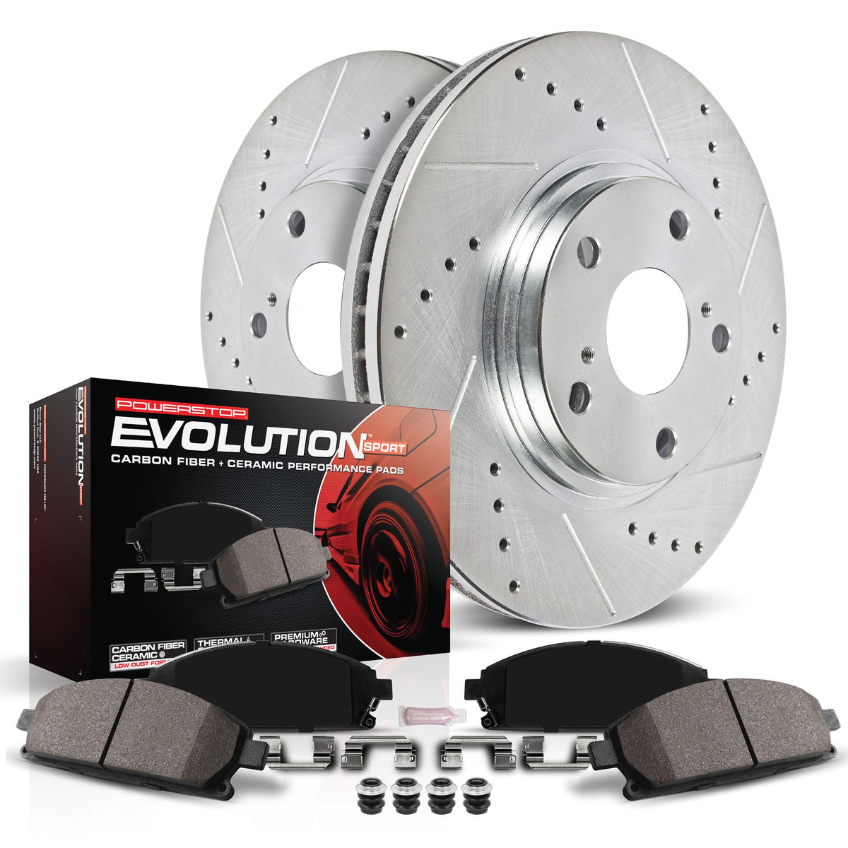 PowerStop Z23 Performance Brake Pad & Rotor Kit Front K8270