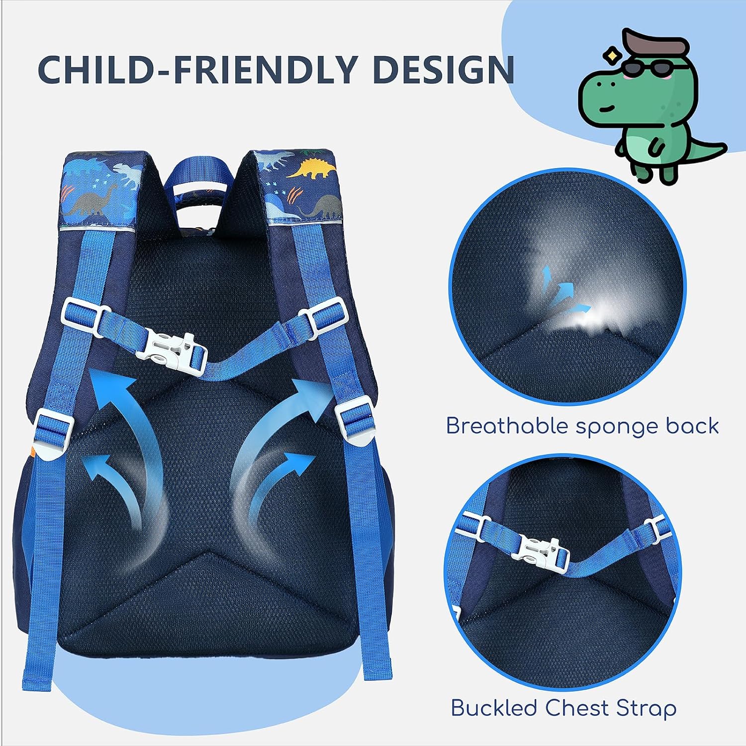 Preschool Backpack Kids School BookBags for Boys Girls Kindergarten Toddler School Bags