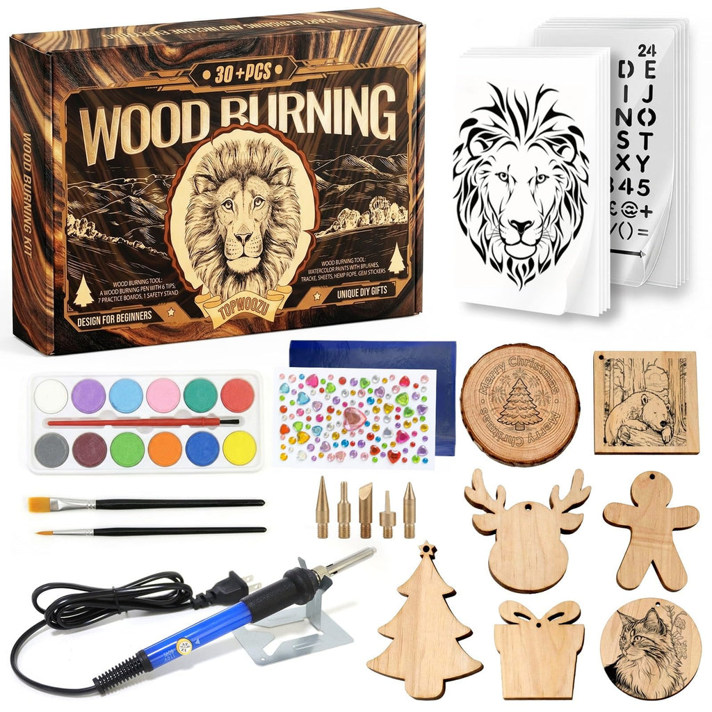 Wood Burning Tool Kit for Adults Beginners Christmas Gifts for Men