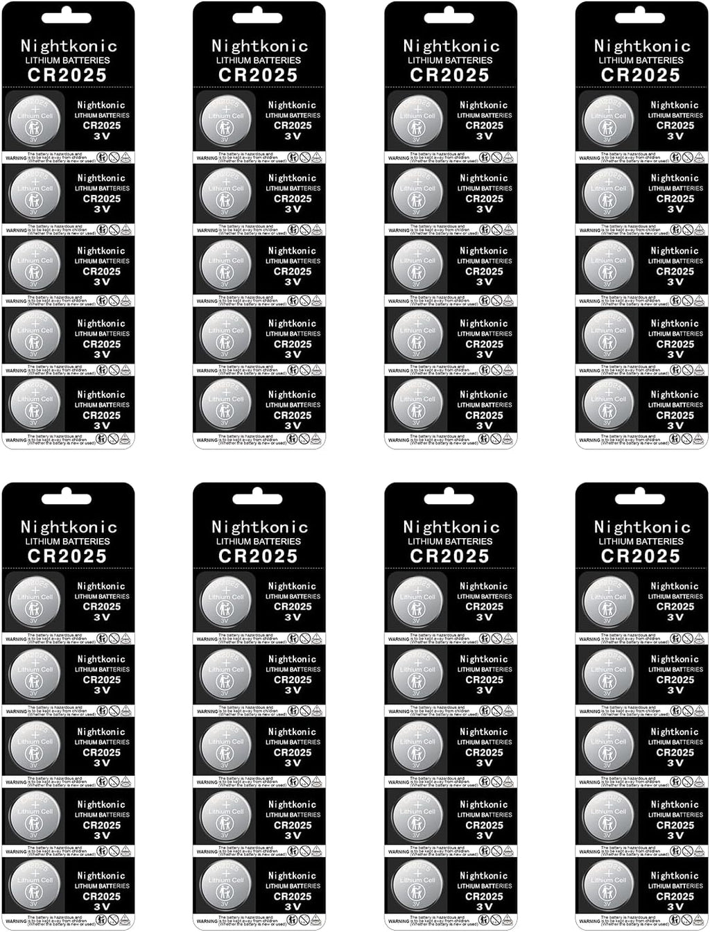 40 pcs Pack CR2025 3v Lithium Button Cell Coin 2025 Battery | Long-Lasting CR2025 batteries