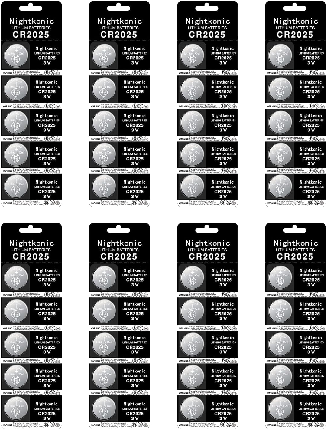 40 pcs Pack CR2025 3v Lithium Button Cell Coin 2025 Battery | Long-Lasting CR2025 batteries