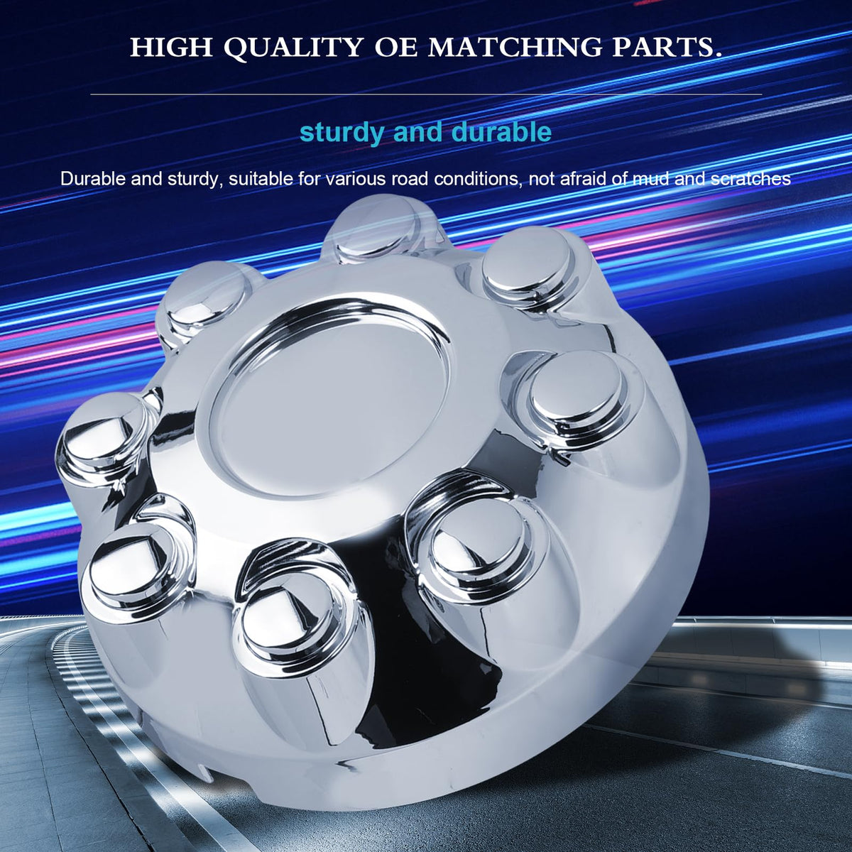 Chrome Wheel Hub Center Cap for Dodge Ram 2500 3500 2003-2013