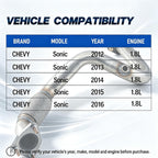 Exhaust Front Flex Pipe Compatible for 2012-2016 Chevry Sonic 2.4L 53963