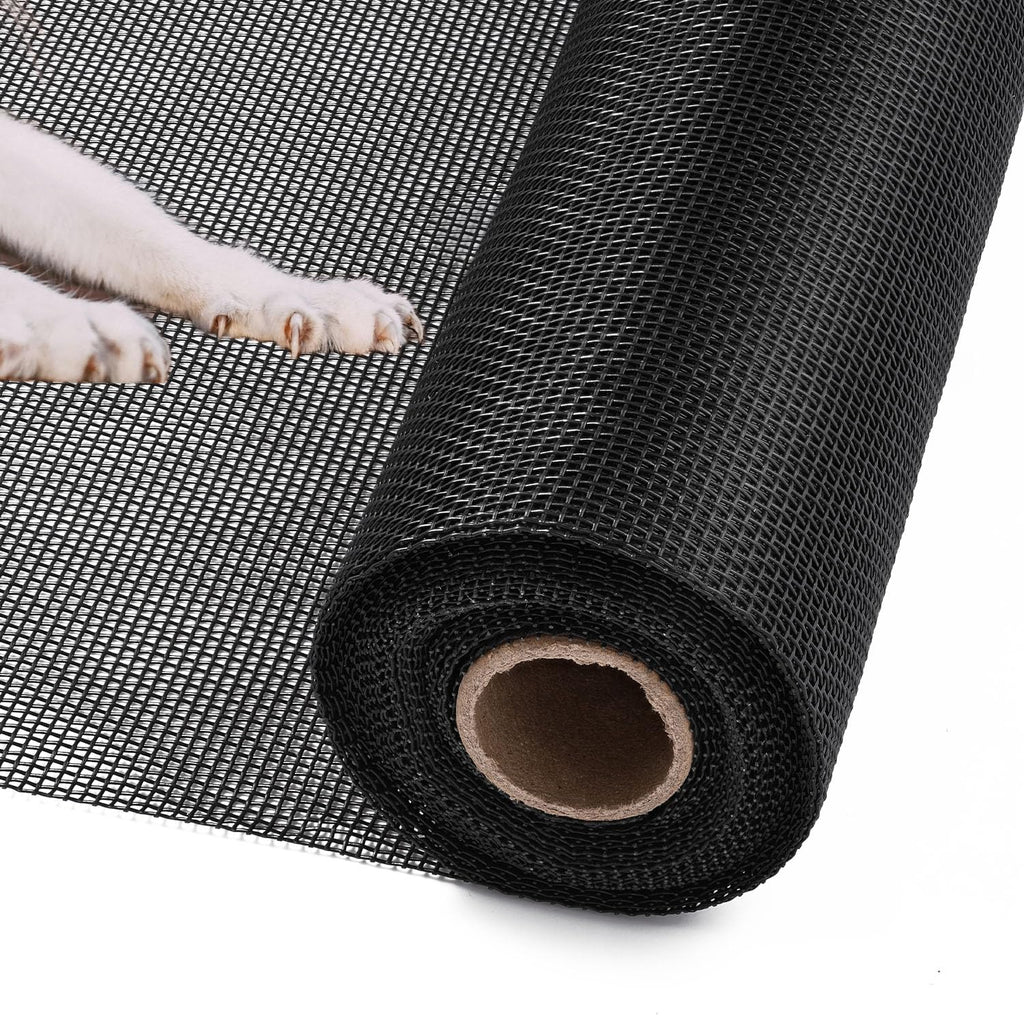 36 x 200 in Pet Window Screen Mesh, Cat Proof Window Screen Replacement, Dog Screen Door Mesh, Screen Mesh Roll