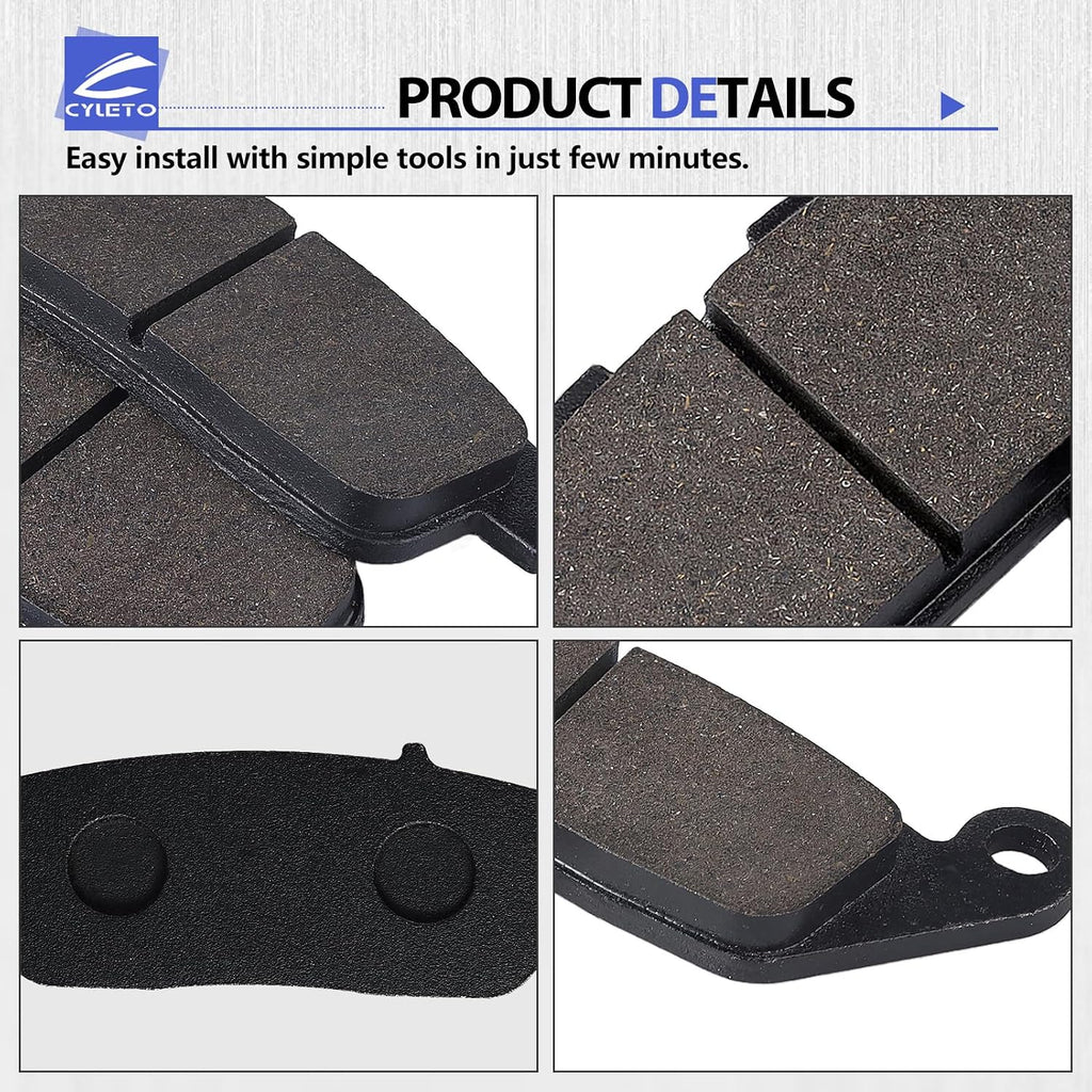 VTX1300 Brake Pads for Honda Shadow 1100 ACE Sabre 1995-2007
