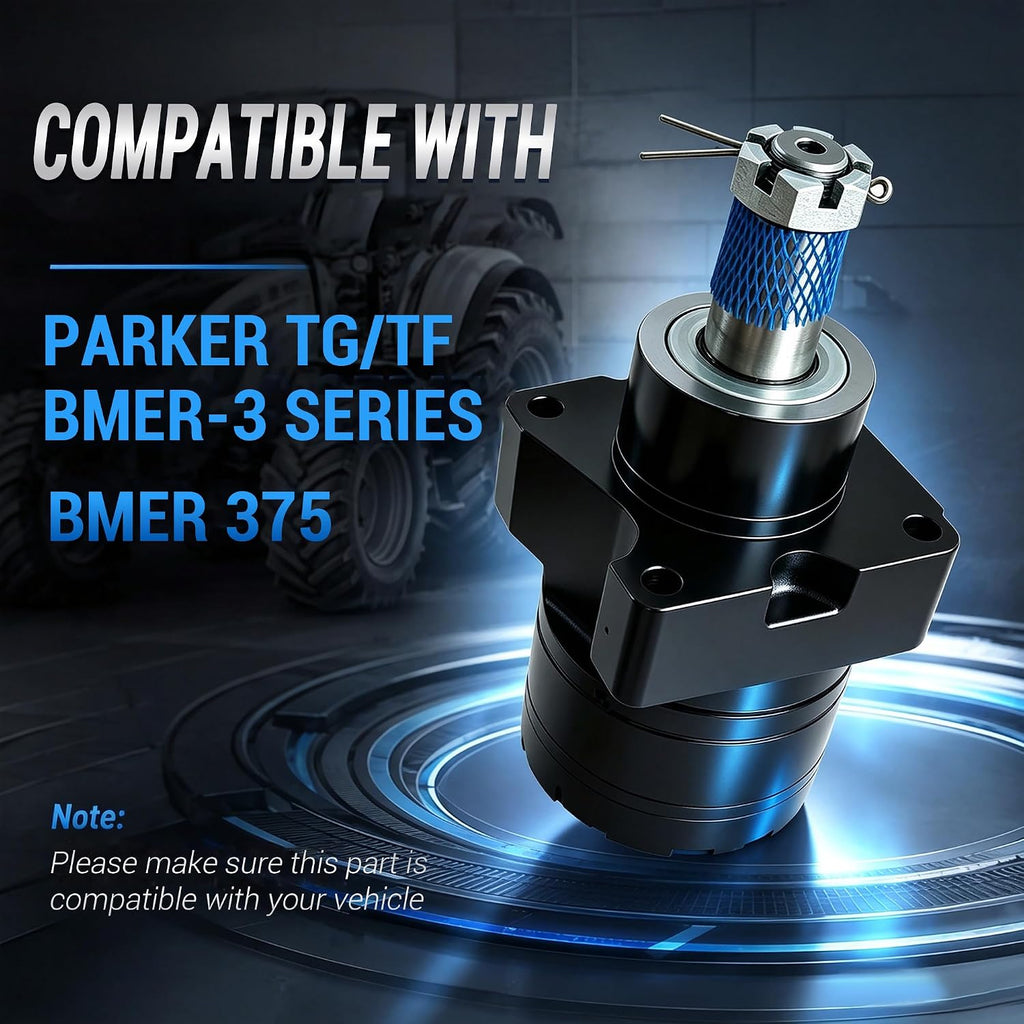 BMER3-350-WD-T31-R Hydraulic Wheel Motor Compatible with Parker