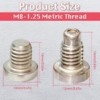 2-Pack Magnetic & Non-Magnetic Drain Screw Set for Yamaha Outboard