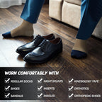 Compression Socks for Women & Men Open Toe (1 Pair) - Best Ankle Compression Sleeve for Swelling, Achilles