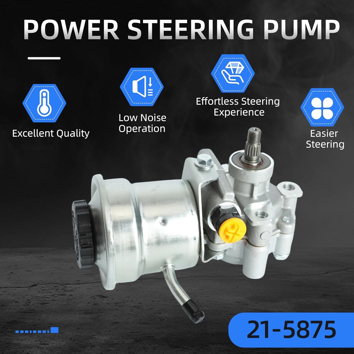 Power Steering Pump, for Geo Prizm, for Toyota Corolla, 1993-1997