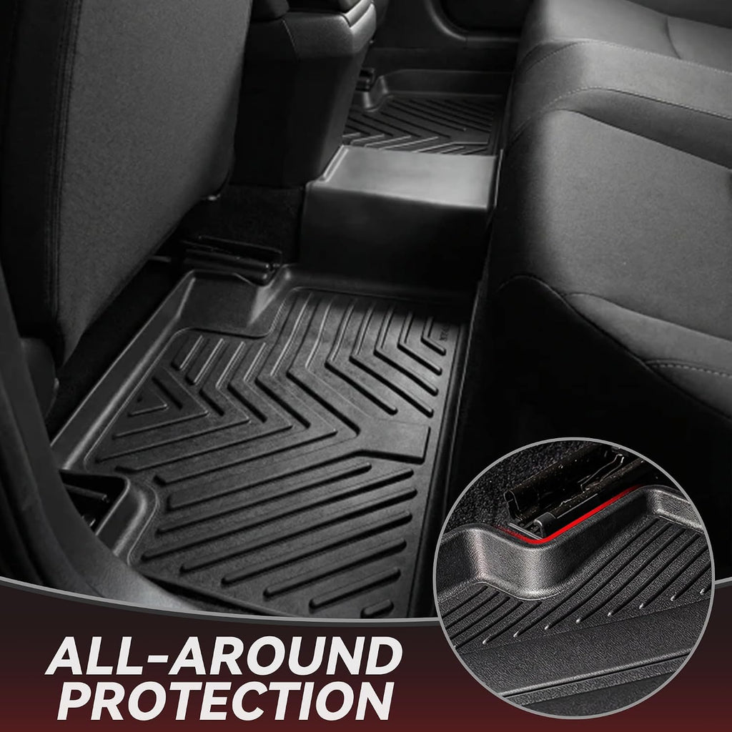 Floor Mats for Honda Civic Sedan/Type R 2016-2021 & Hatchback 2017-2021 & Coupe 2016-2020, TPE All-Weather Custom Fit