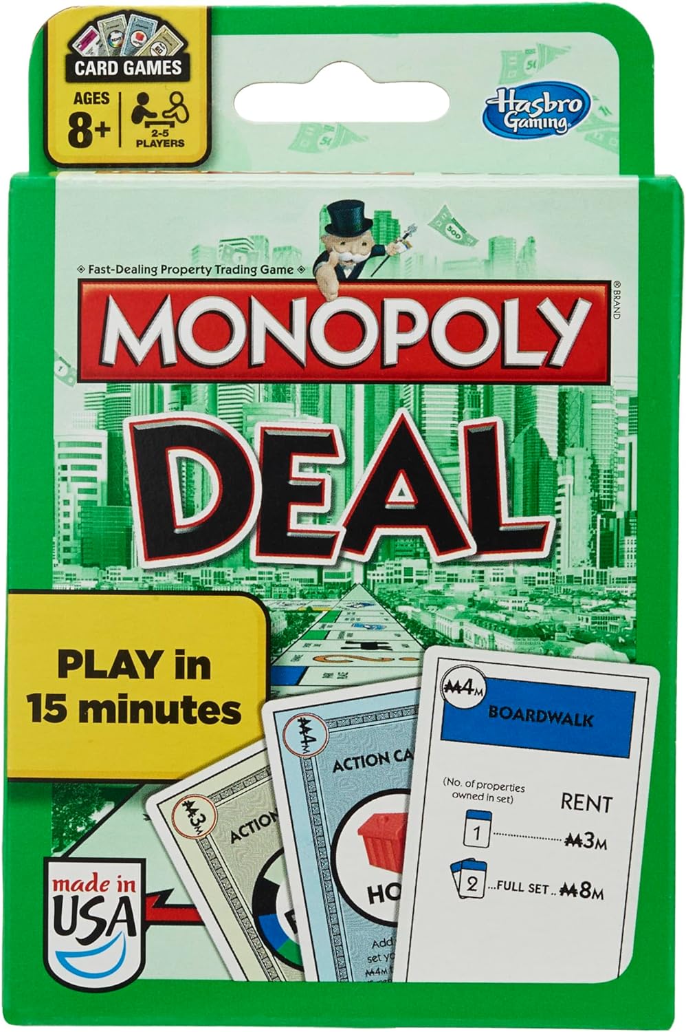 Monopoly Deal Card Game | Quick-Playing Card Game | Fun Games for Families and Kids | Ages 8 and Up | 2 to 5 Players