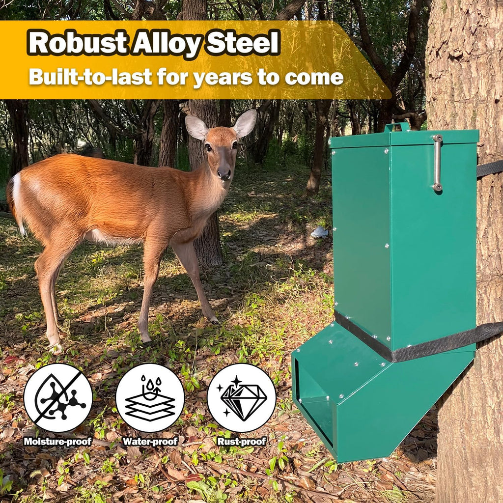 Automatic Metal Deer Feeder 10 Gallon