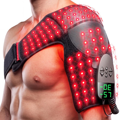 Shoulder Massager with Heat and Red Light Therapy for Pain Relief