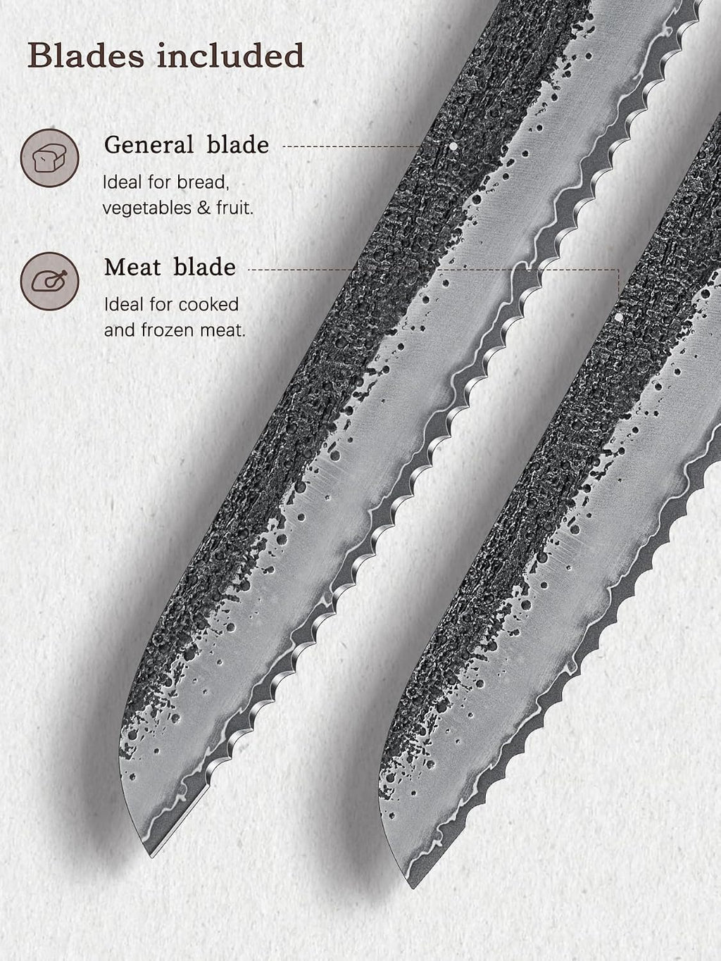 10 Inch Japanese Bread Knife, Super Sharp Serrated Bread Knife