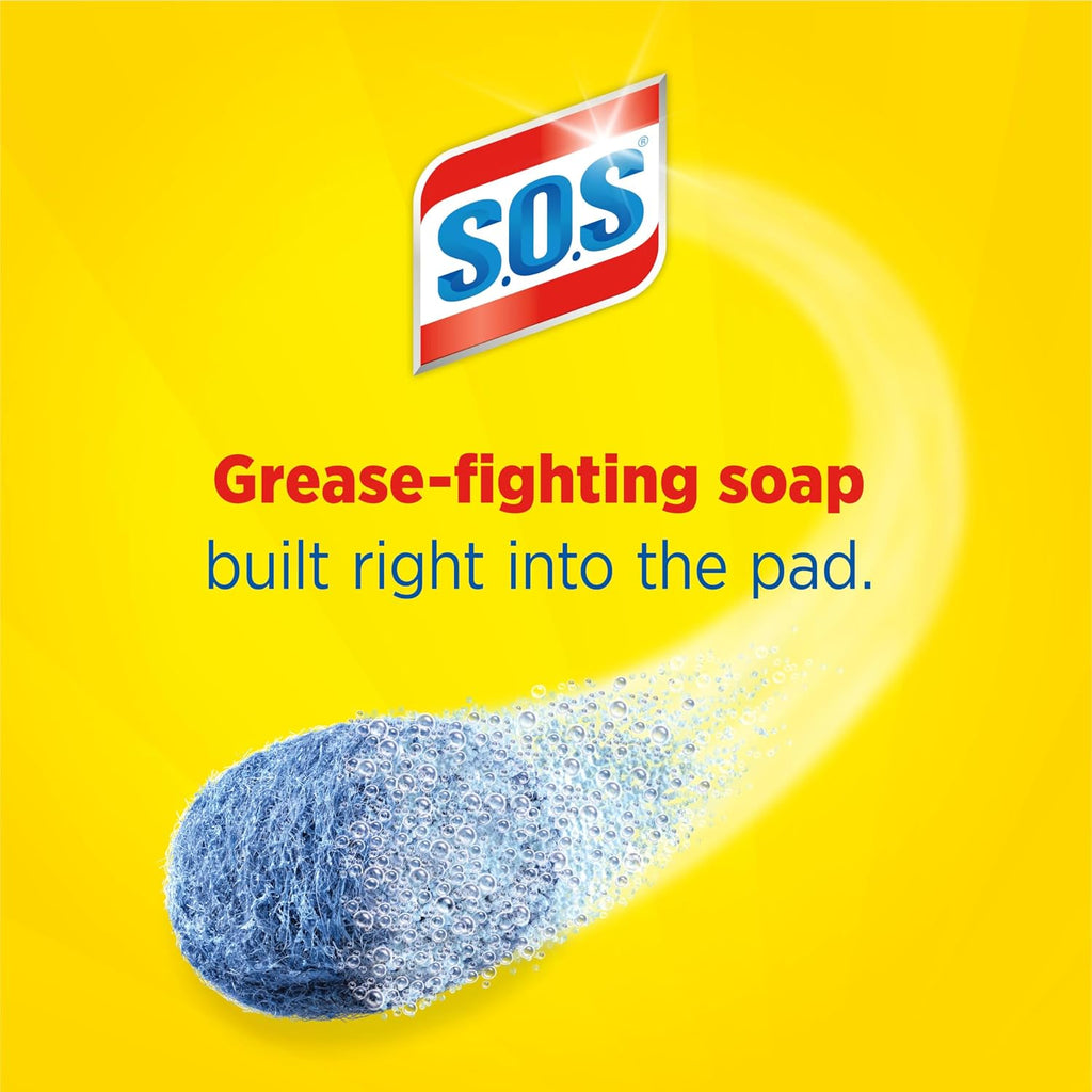 10002 , Steel Wool Soap Pads, 10 Ct