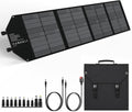 100W Portable Foldable Solar Panel 18V USB Charger for Power Station | 24% High-Efficiency Monocrystalline, 18V DC &