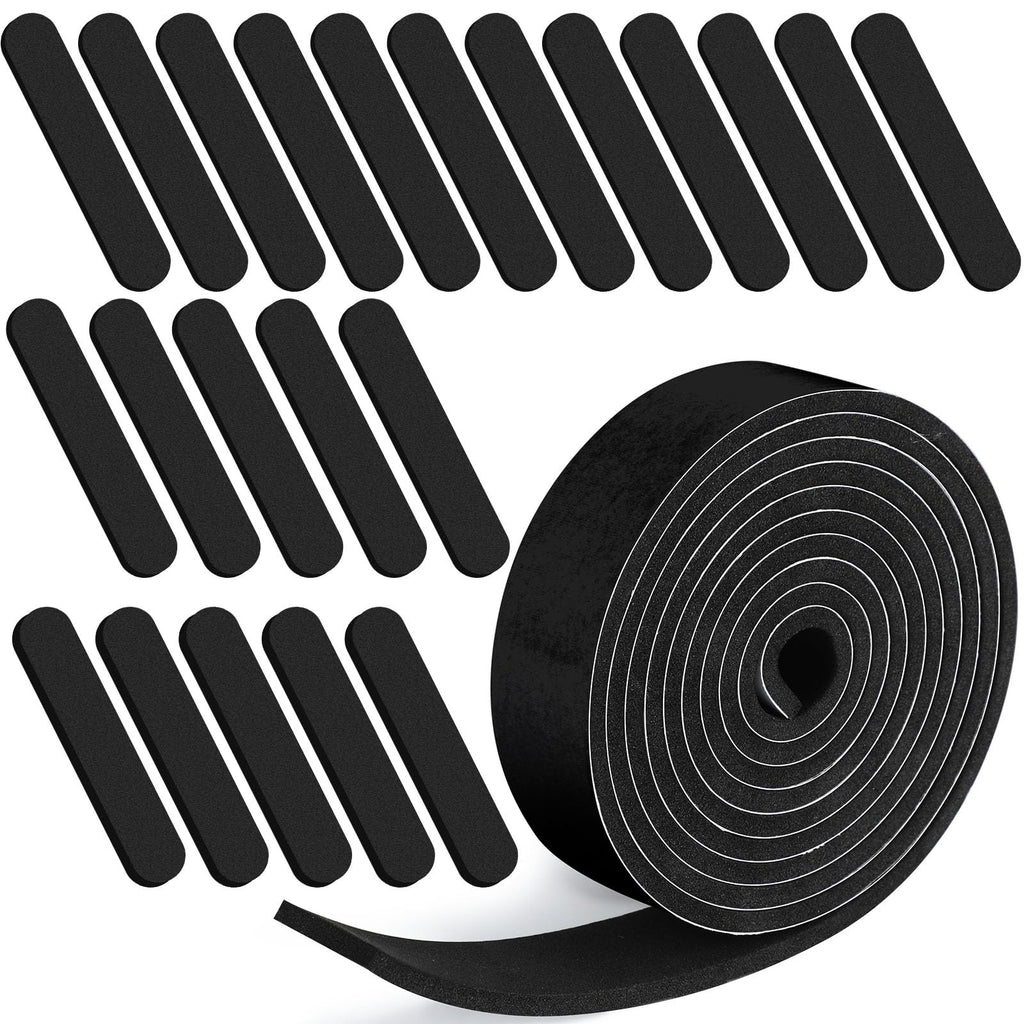 23 Pcs Hat Size Reducer Foam Tape Self Adhesive,Black
