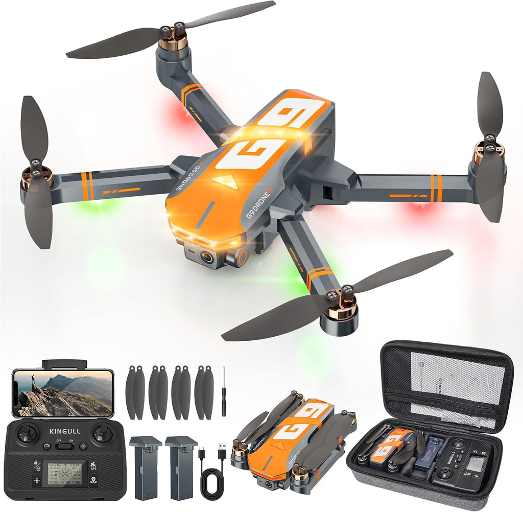GPS Drones with 4K Camera for Adults with Brushless Motor and Follow Me Mode,Long Flight Time and Distance,5G FPV