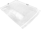 Bubble Out Bags 12" X 15.5" Clear Protective Wrap Cushioning Pouches Self Sealing Pack of 25. Protect Your Delicate