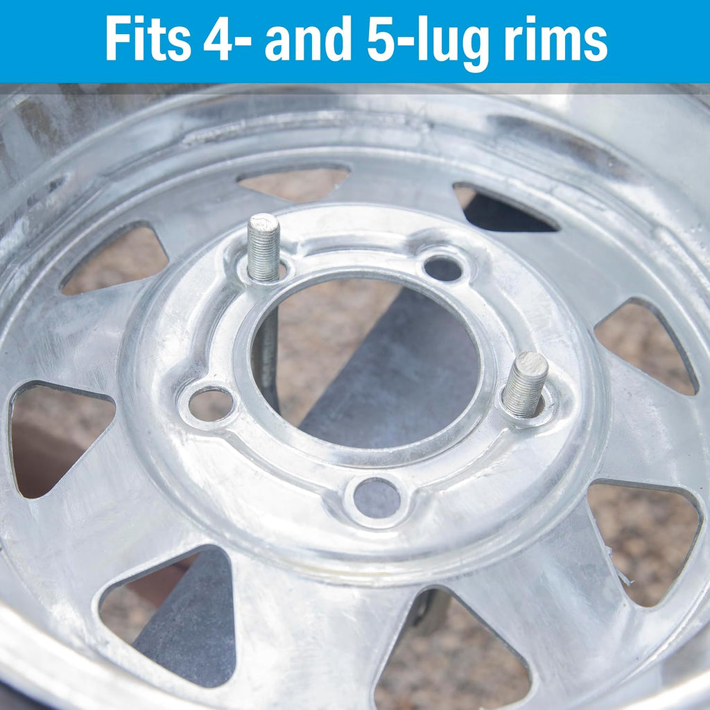Lockable Spare Tire Carrier for Boat Trailer