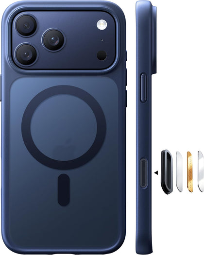 Stronger Magnetic & Shockproof for iPhone 17 Pro Max Case, Fit for MagSafe, Mil-Grade Drop Protection, Camera