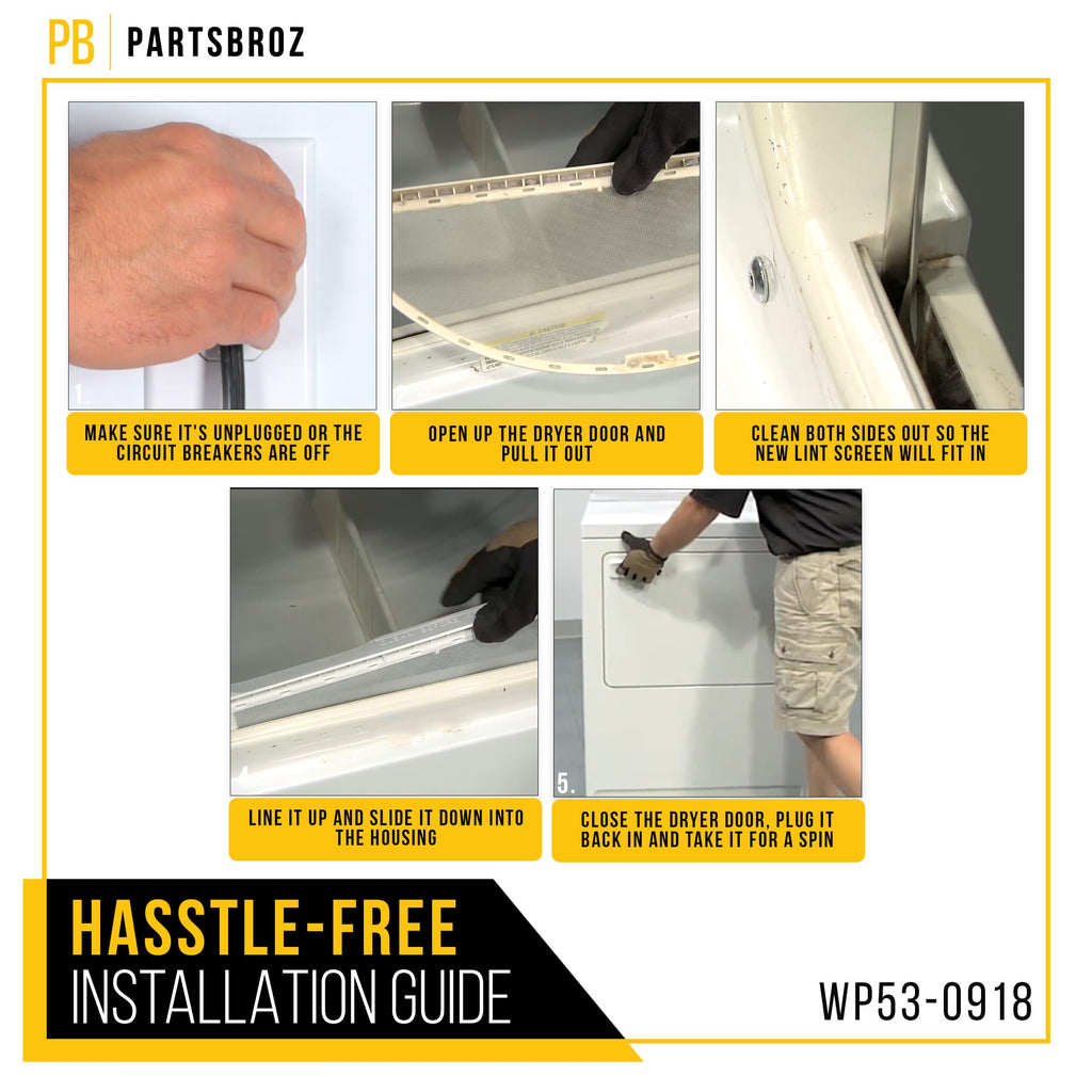 Dryer Lint Screen Filter Trap for Magic Chef CYE3004AKW