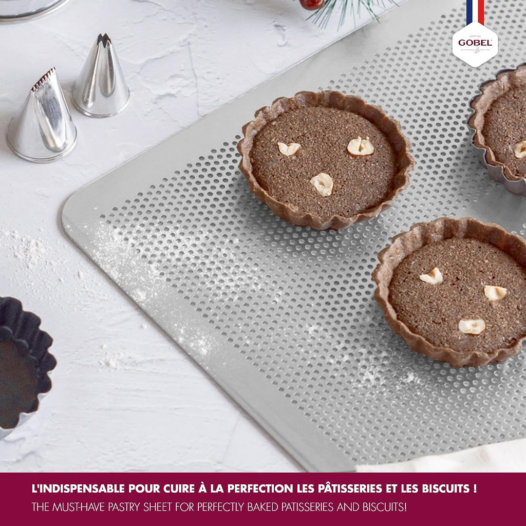 Aluminum Flat Perforated Baking Sheet - 15 3/4" x 11 13/16" - Durable and Versatile
