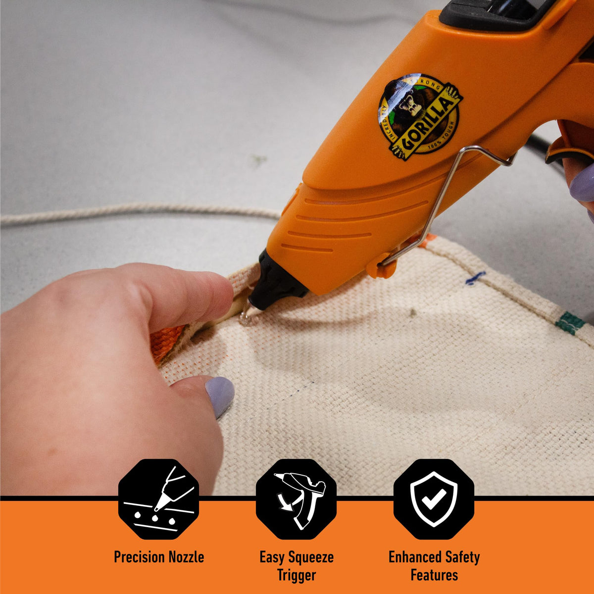 Hot Glue Gun Kit, Dual Temp, Includes 45 Sticks