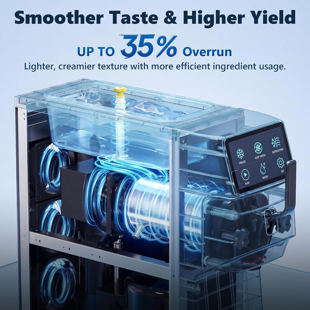 Commercial Soft Serve Ice Cream Maker Machine