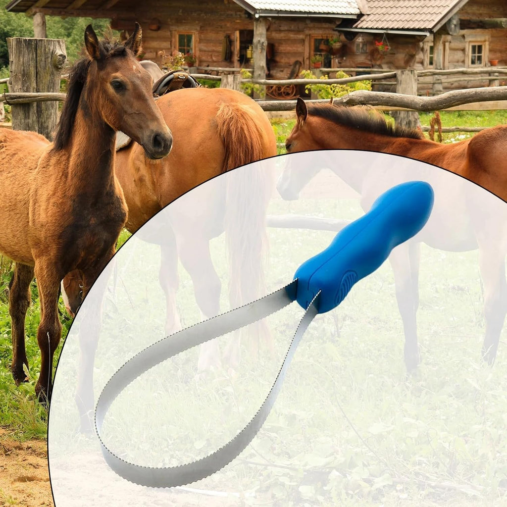 Horse Grooming Comb Equestrian Brush Scraper Nonslip Curry Comb for Animal Cattle All Dogs Types Curry Combo Sweat