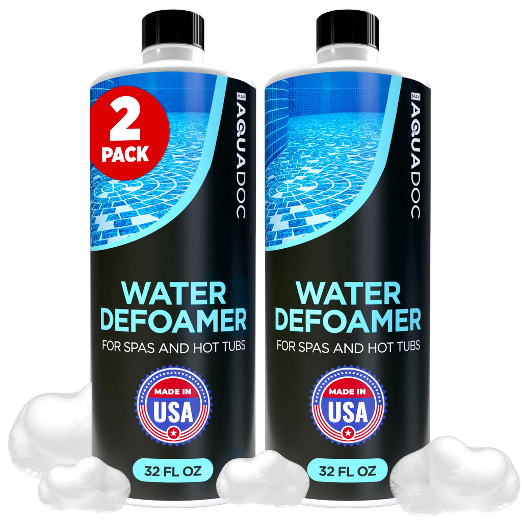 AquaDoc Hot Tub Defoamer - Spa Anti Foam Concentrate, 32 oz (2 Pack)
