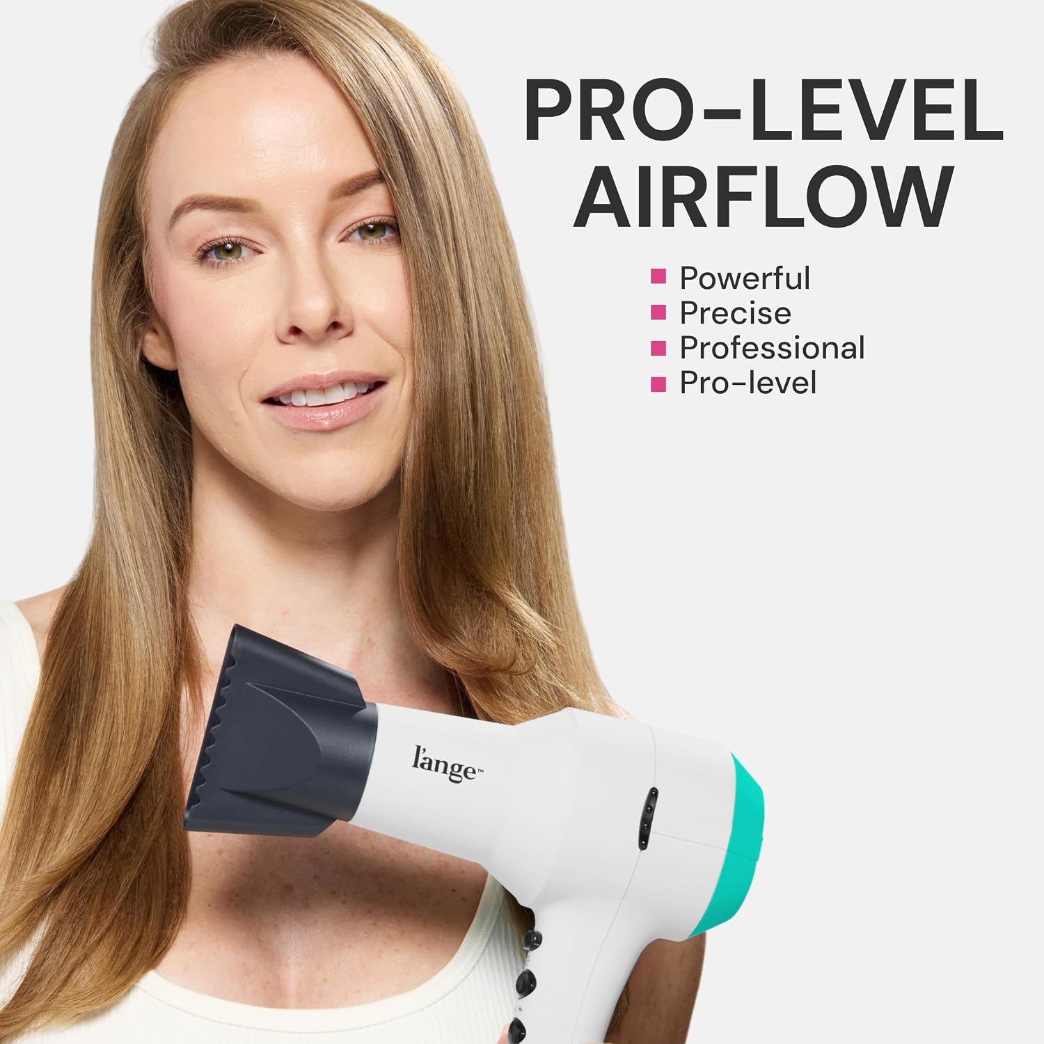 PowerStyle Turbo Ionic Hair Dryer | 1875 Watt Professional Blow Dryer with Diffuser & Concentrator | Multiple Heat &