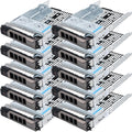 10-Pack 3.5" Hard Drive Tray Caddy with 2.5" Drive Adapter