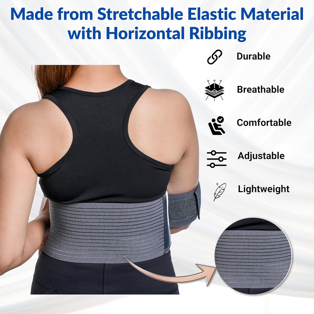 Shoulder Immobilizer Arm Sling Elastic Brace for Clavicle Collar Bone Dislocation Subluxation Shoulder stabilizer