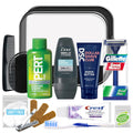 Men’s Super Deluxe, 16-Piece Kit with Travel Size TSA Compliant Essentials in Reusable Zippered Toiletry Bag