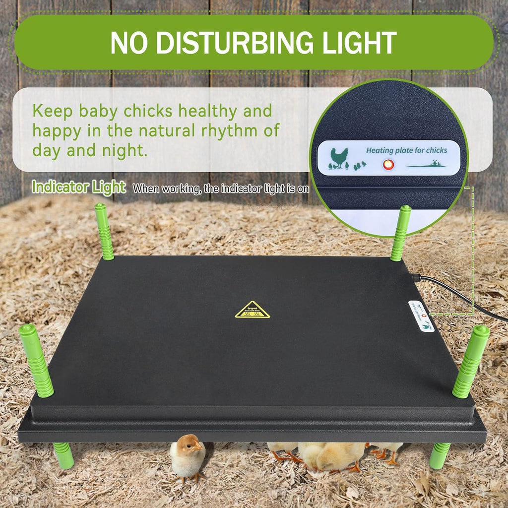 16"x22" Chick Brooder Heater Plate for Up to 50 Baby Chicks Ducks