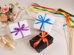 Rainbow Ribbon Pack, 12 Colors 3/8 Inch x 10 Yards/Roll