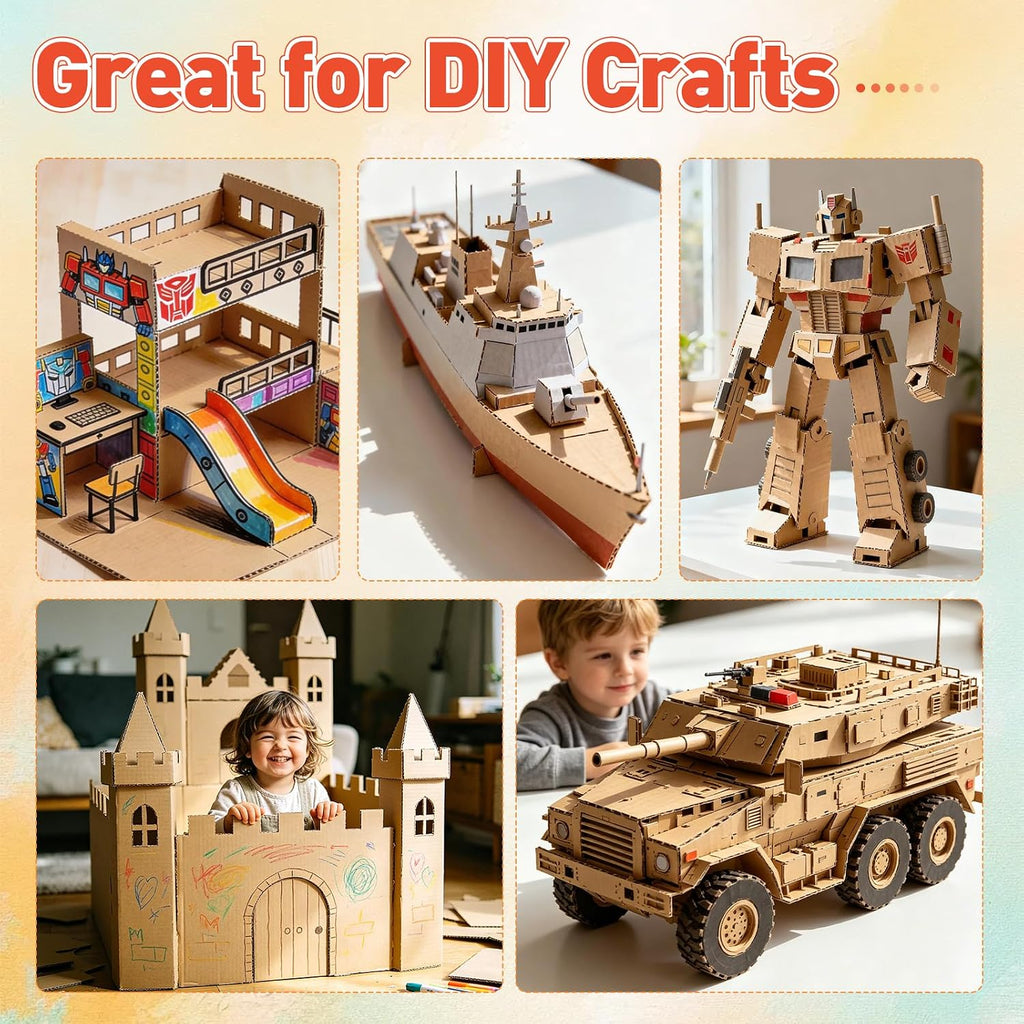 100 Pack 12x12 In Corrugated Cardboard Sheets, Flat Square Cardboard
