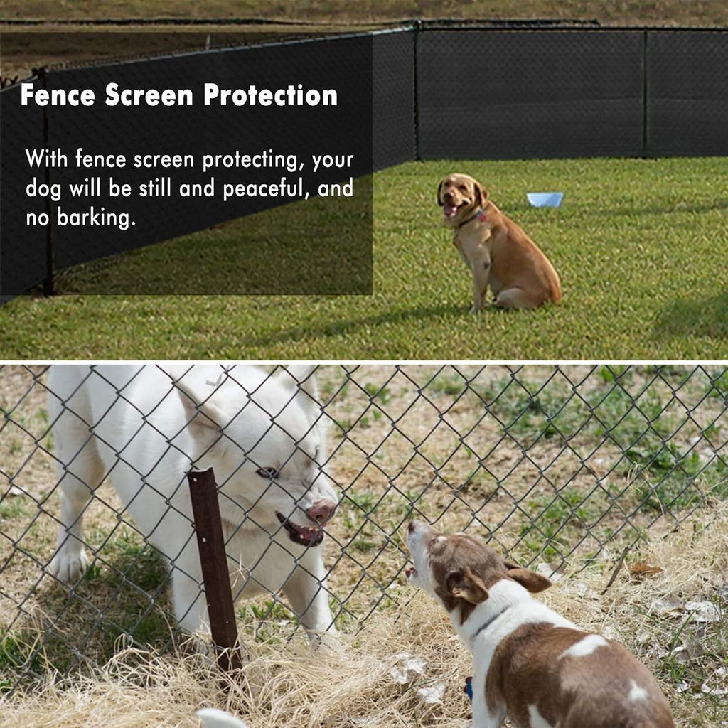 Privacy Screen 6' x 50' Fence Commercial Shade Cover with Brass Grommets Heavy Duty Perfect for Outdoor Back Yard