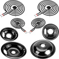 Porcelain Drip Pan & MP22YA Stove Burner Fit for Amana Whirlpool Stove