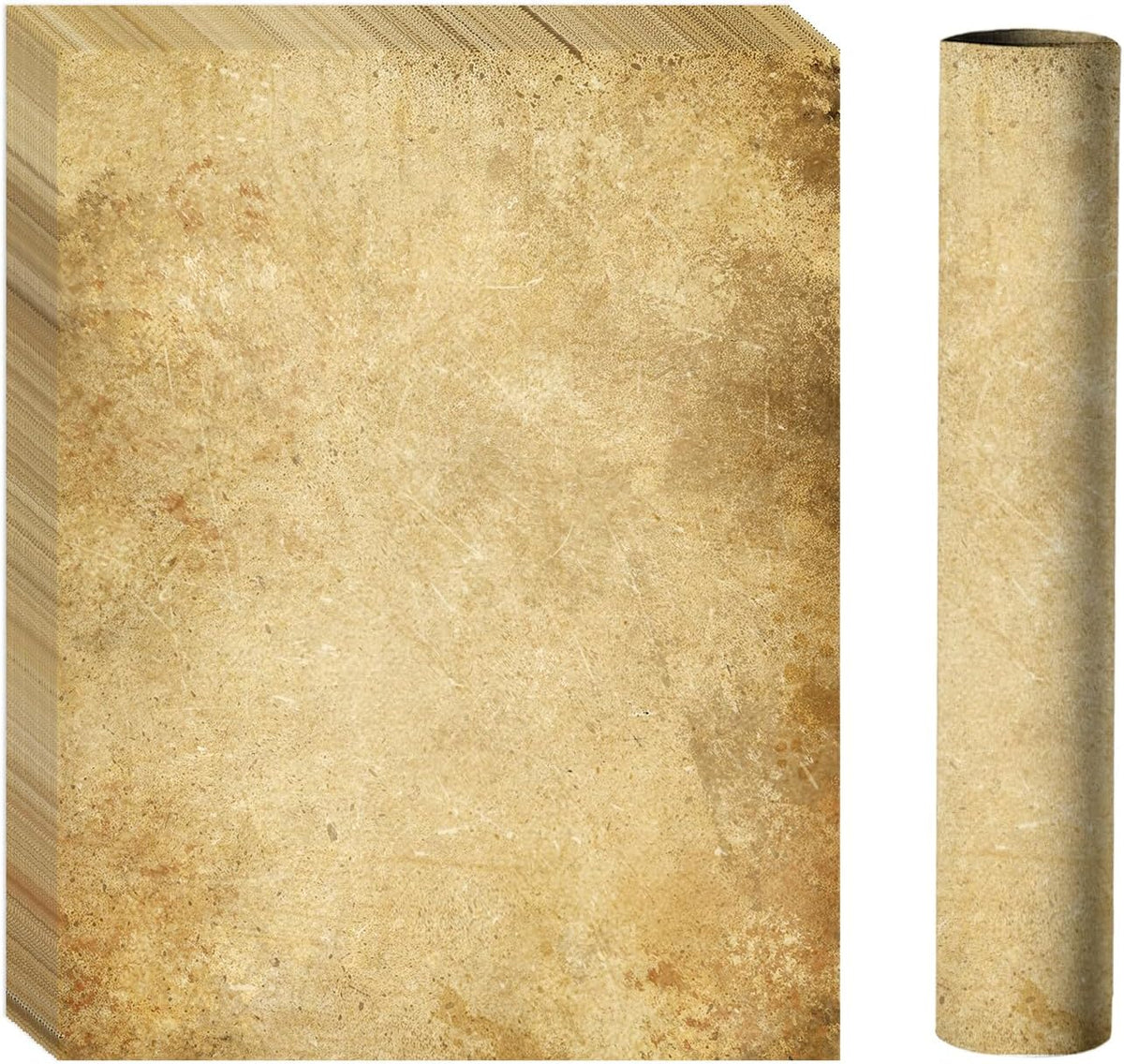 100 Sheets Vintage Paper Parchment Paper for Printing